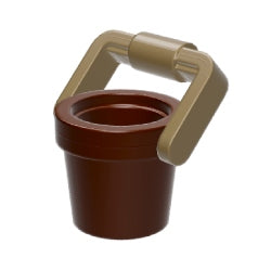 95343-192-95344-138バケツ1×1×1レディシュブラウン(取っ手ダークタン)