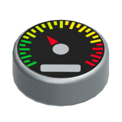 98138pb010タイル1×1丸(メーター)フラットシルバー