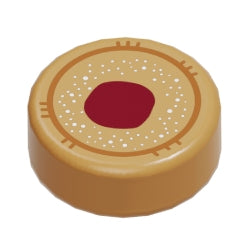 98138pb057タイル1×1丸(ロシアンクッキー)ミディアムダークフレッシュ