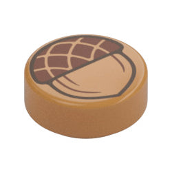 98138pb070タイル1×1丸(どんぐり)ミディアムダークフレッシュ