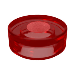 98138pb439タイル1×1丸(ブラックサイクル)トランスレッド