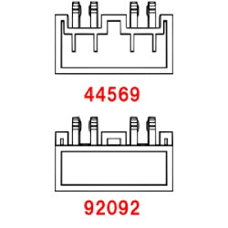 ヒンジトレインゲート2×4ロック(後部補強無) ダークブルーイッシュグレイ