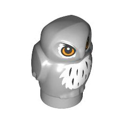 bb1355pb02フクロウの子供ライトブルーイッシュグレイ