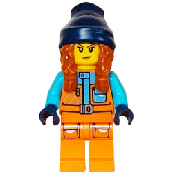 cty1613北極探検家のニット帽の女性(#60368)