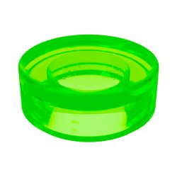 98138-311タイル1×1丸トランスブライトグリーン