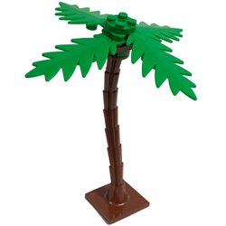 椰子の木 30338-192ヤシの木(ヤシの葉付き) レディシュブラウン - レゴパーツ