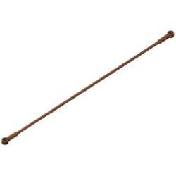 27965-192フレキシブルホース(両端バーエンド/22スタッド)レディシュブラウン