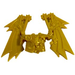 スチームパンクアーマー/ウイングセット パールゴールド