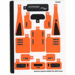 付属ステッカー2枚セット(76918stk01)