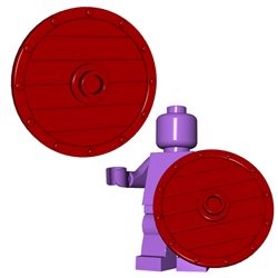 ヴァイキングシールドダークレッド