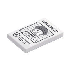 26603pb520タイル2×3(WANTED!と泥棒と604-14)ホワイト