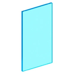 57895-042ドアガラス1×4×6トランスライトブルー