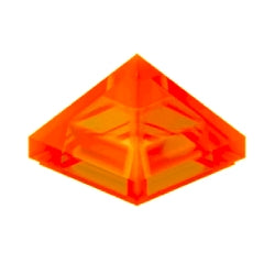 22388-047スロープ45度1×1×2/3三角錐トランスネオンオレンジ