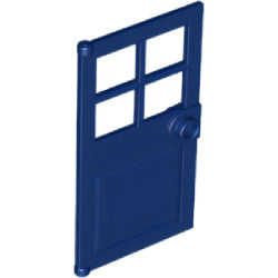 60623-140ドア1×4×6小窓4つダークブルー