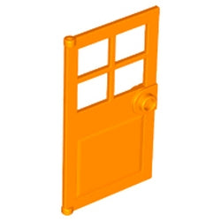 60623-106ドア1×4×6小窓4つオレンジ