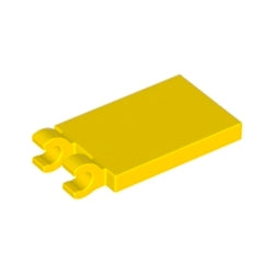 30350-024特殊タイル2×3側面にクリップ2個イエロー