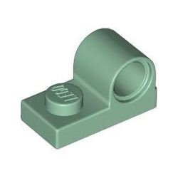 11458-151プレート1×2上部にペグ穴サンドグリーン