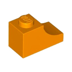 78666-106逆アーチ1×2オレンジ