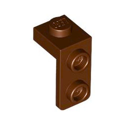 79389-192ブラケット1×1-1×2レディシュブラウン