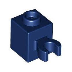 60475b-023ブロック1×1垂直O型クリップ付ダークブルー