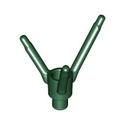 24855-141花の茎(3本茎/ピン付き)ダークグリーン