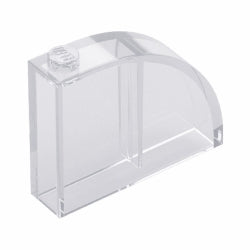 65734-040曲面ブロック4×1×2-2/3　トランスクリア