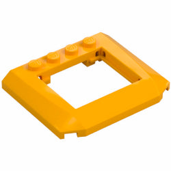 4652-191ウェッジ5×6×2/3窓ガラス1×4×3カットアウトブライトライトオレンジ