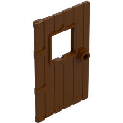 5466-192ドア1×4×6木製レディシュブラウン