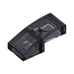 11477-375曲面スロープ2×1トランスブラック(2023)