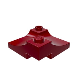 73682-154曲面スロープ3×3ダブルダークレッド