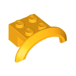 98282-191マッドガードアーチ4×2-1/2×1ブライトライトオレンジ 