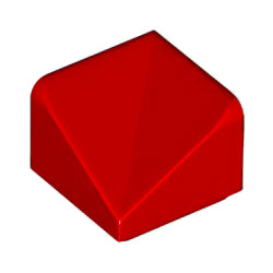 7827-021スロープ31度1×1×2/3コーナー切込と斜面　レッド7827-021スロープ31度1×1×2/3コーナー切込と斜面レッド