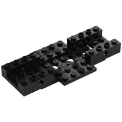 5801-026ベース6×12×1(中央部2×8凹型)ブラック