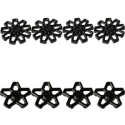 6825-026ホイールカバー(5スポークフレームと9スポークフレーム)ブラック