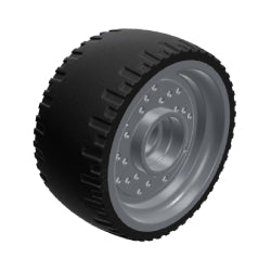 72206pb01-199タイヤ長径24ミリ幅12ミリとダークブルーイッシュグレイホイールセット