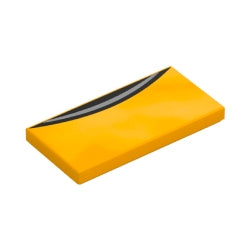 87079pb1552タイル2×4(ポルシェ排出口)ブライトライトオレンジ