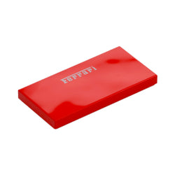 87079pb1638タイル2×4(Ferrariロゴ)レッド 