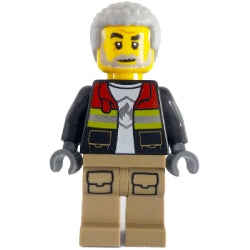 cty1783ダウンタウン路面電車の消防士の男性(#60423) 