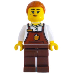 cty1785ダウンタウン路面電車のバリスタの女性(#60423)