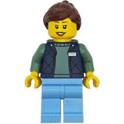 cty1952レゴデリバリーバンの配達員の女性(#60500)