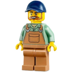 cty-TBD02農場トラクターの運転手の男性(#60461)